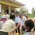 贈呈式の様子です