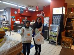 ブラジルの交換学生とともに